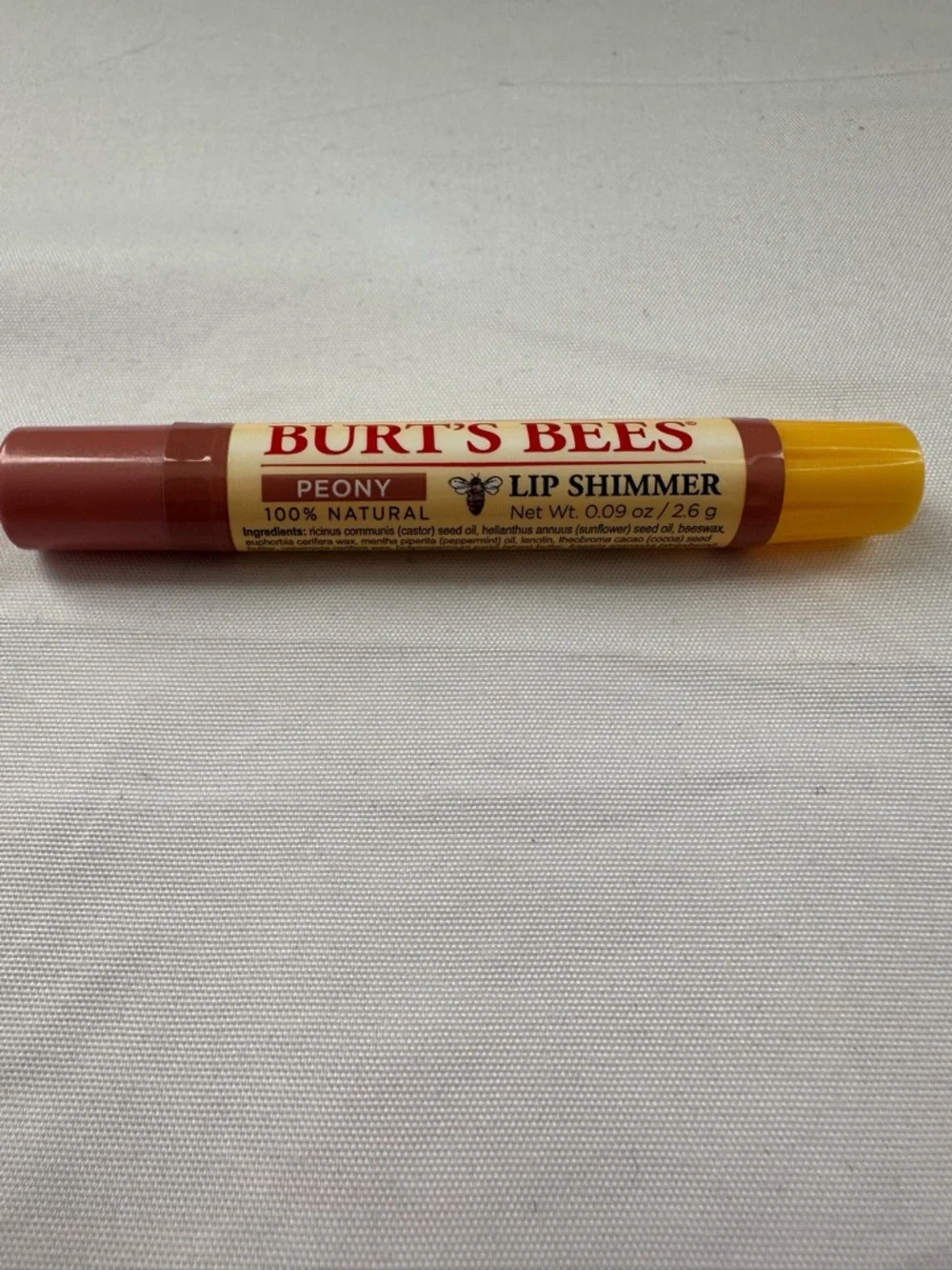 Choice of 1 Burt’s Bees Lip Shimmer 100% Natural .09 oz New You Pick Color